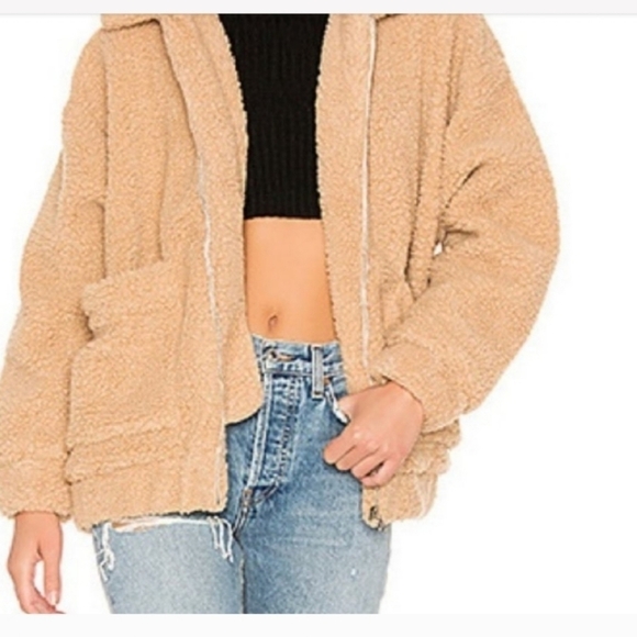 I AM GIA S Borg Sherpa Teddy Zip Up Jacket Coat - Picture 10 of 10